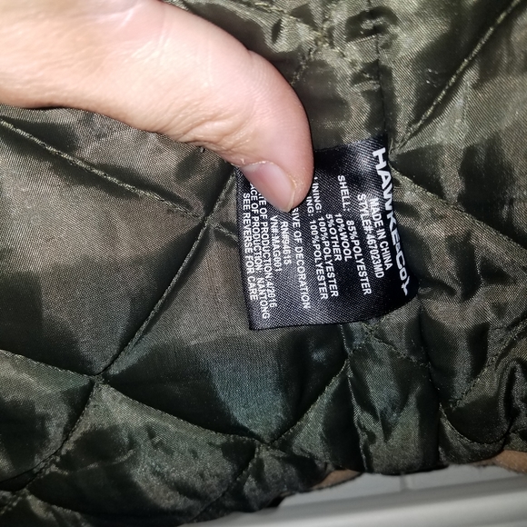 Boys Hawked & CO Camel Hooded Insulated Wool Blend Jacket Coat 5/6. - Picture 8 of 9